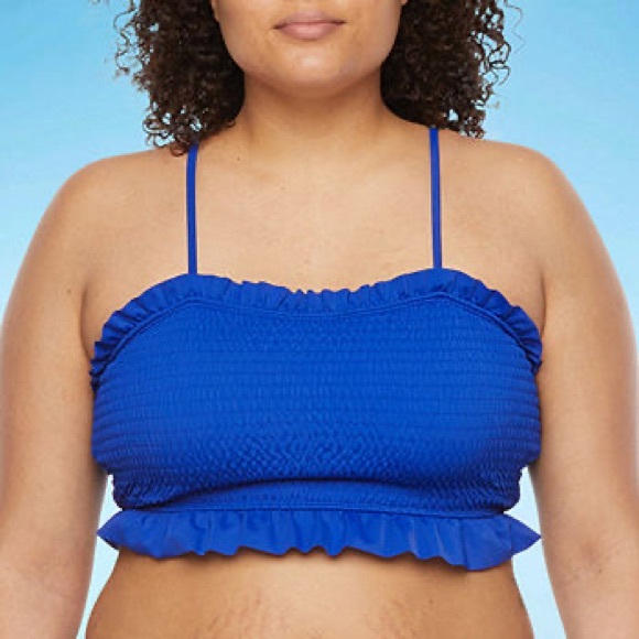 ⤵️🆕 Decree Removable Straps Midkini Swimsuit Top  Plus - Picture 5 of 12